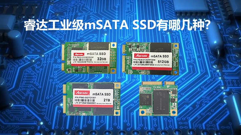 Agrade睿達工業級mSATA SSD有哪幾種？